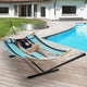 2-Person Heavy Duty Hammock Stand - Steel Frame with Storage Bag Included