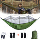 Camping Hammock with Mosquito Net: Tear-Resistant Lightweight Nylon Tent