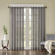 Solid Crushed Texture Curtain Panel Pair: 2 Window Panels for Bedroom & Living Room