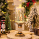 Flameless Vintage LED Christmas Table Lamp: Festive Centerpiece Light
