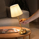 Cordless Rechargeable Table Lamp: 5200 mAh Battery & Fabric Shade