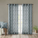 Fretwork Print GrFretwork Print Grommet Curtain: 1 Pc Modern Light Filtering Window Panelommet Top Window Curtain Panel(Only 1 Pc Panel)