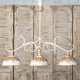 Vintage Metal Pendant Light: Elegant Ceiling Fixture for Dining Room Decor