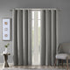 Printed Heathered Blackout Curtain: 1 Pc Grommet Top Light-Blocking Window Panel