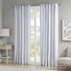 Poly Printed Curtain Panel: Tufted Stripe & Lining – 50″×95″