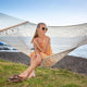 11.5FT Double Rope Hammock: Hardwood Spreader Bar with Hooks & Chains Set