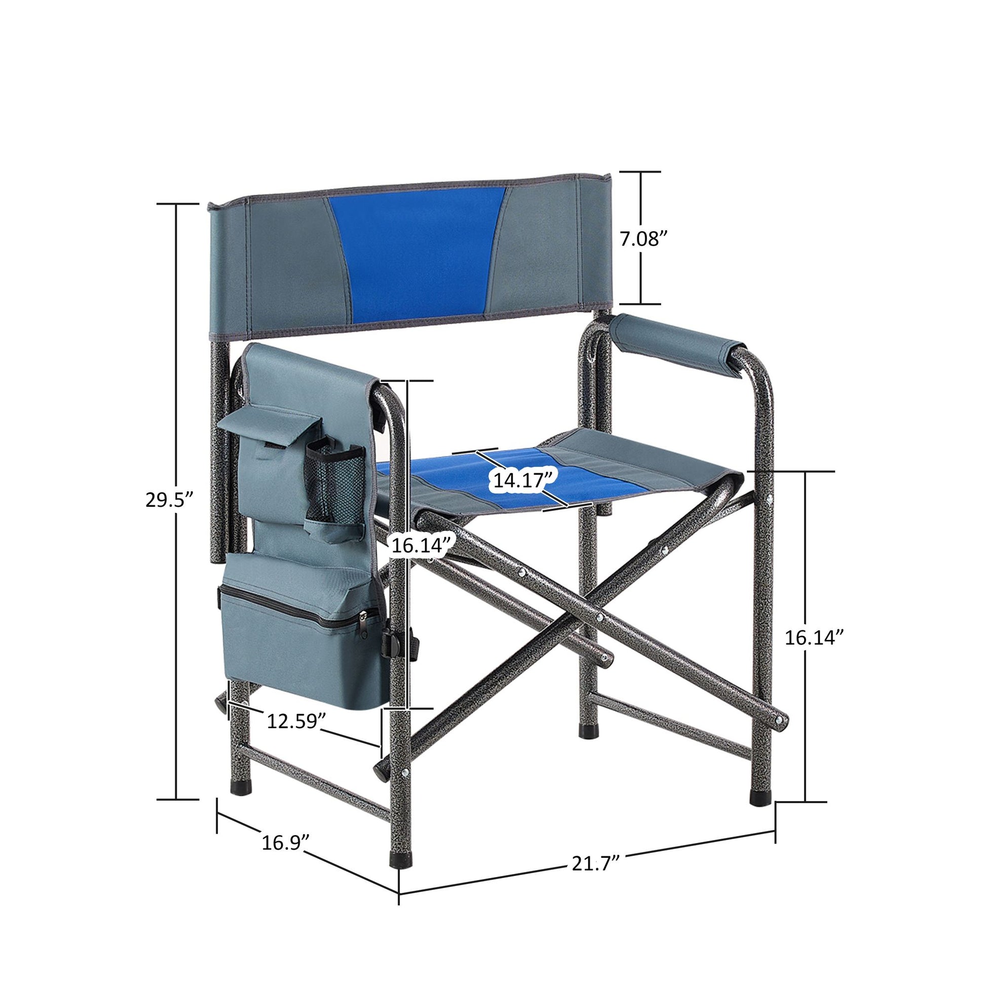 2-piece Padded Folding Outdoor Chair Set