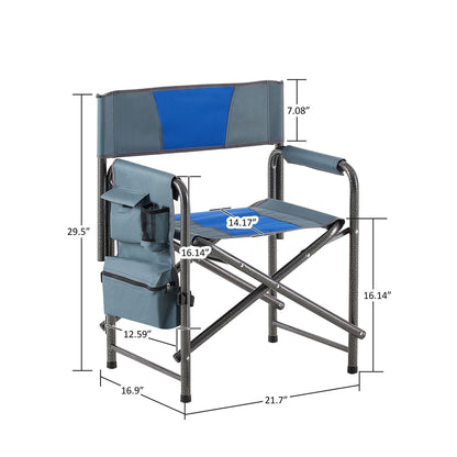 2-piece Padded Folding Outdoor Chair Set