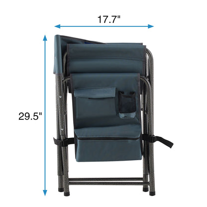 2-piece Padded Folding Outdoor Chair Set