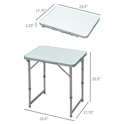  23in Adjustable Camping Table