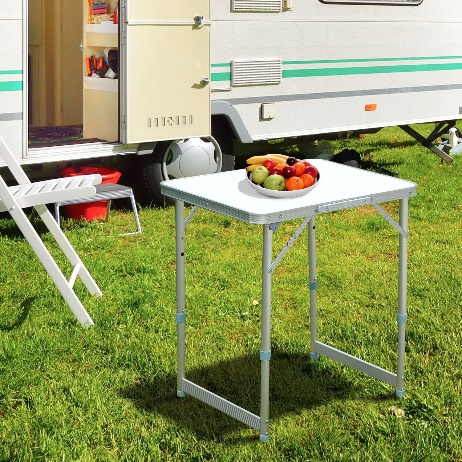  23in Adjustable Camping Table