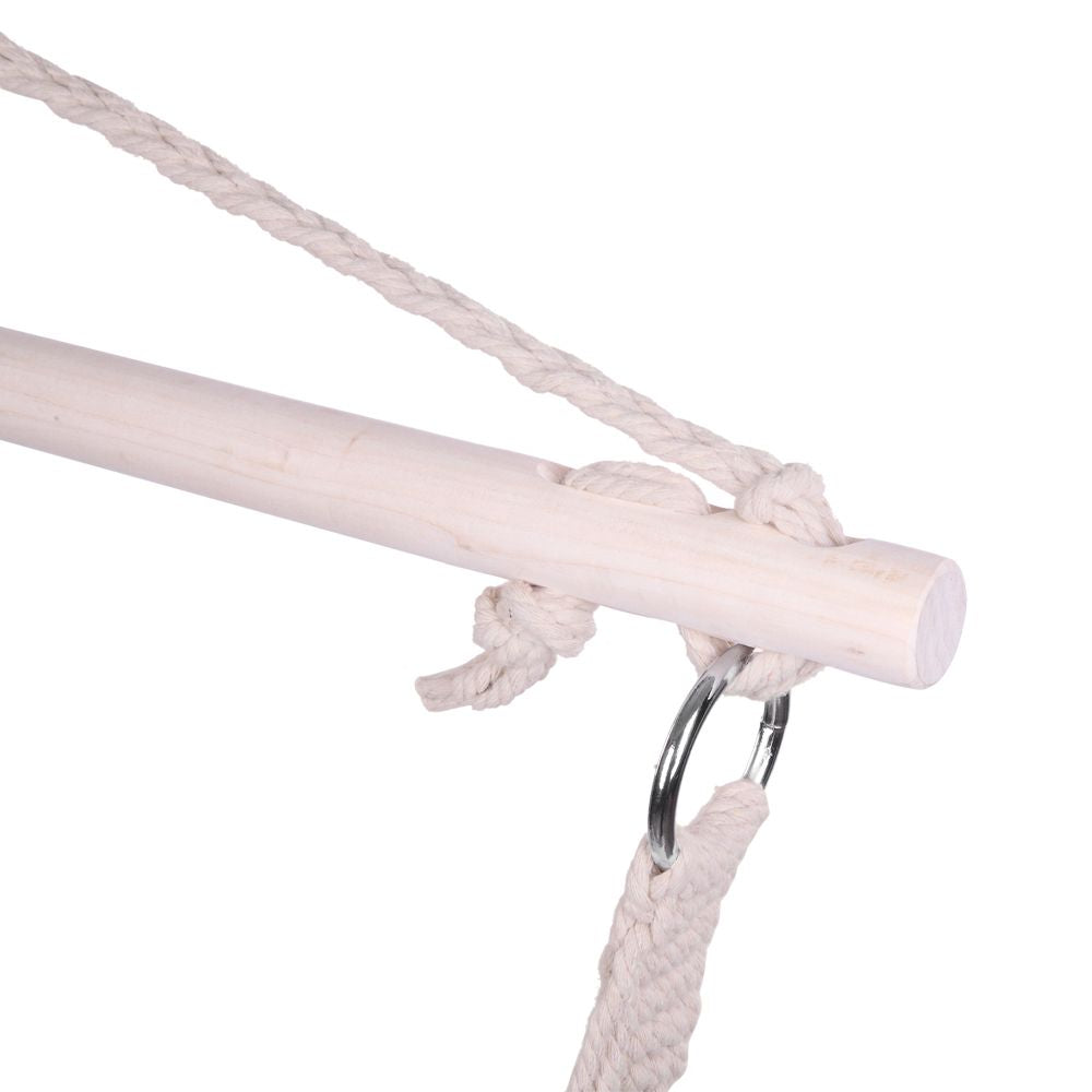 2pcs Cotton Hammock Rope Chairs Indoor Outdoor
