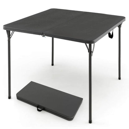 34in Folding Camping Table Hdpe Steel Frame
