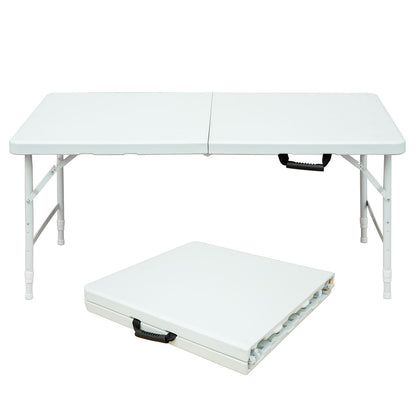 4ft Portable Folding Table Heavy Duty Indoor Outdoor