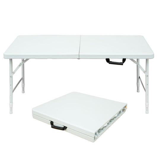 4ft Portable Folding Table Heavy Duty Indoor Outdoor