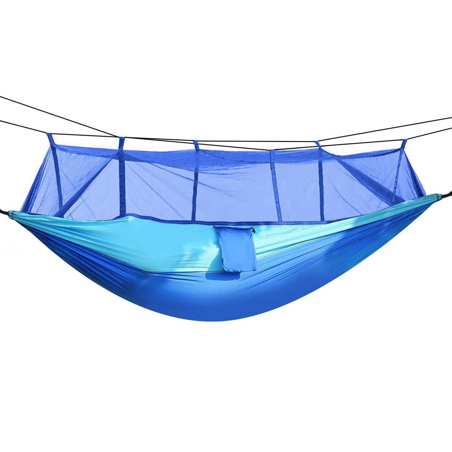 600lbs Load 2-person Hammock With Mosquito Net Portable Nylon