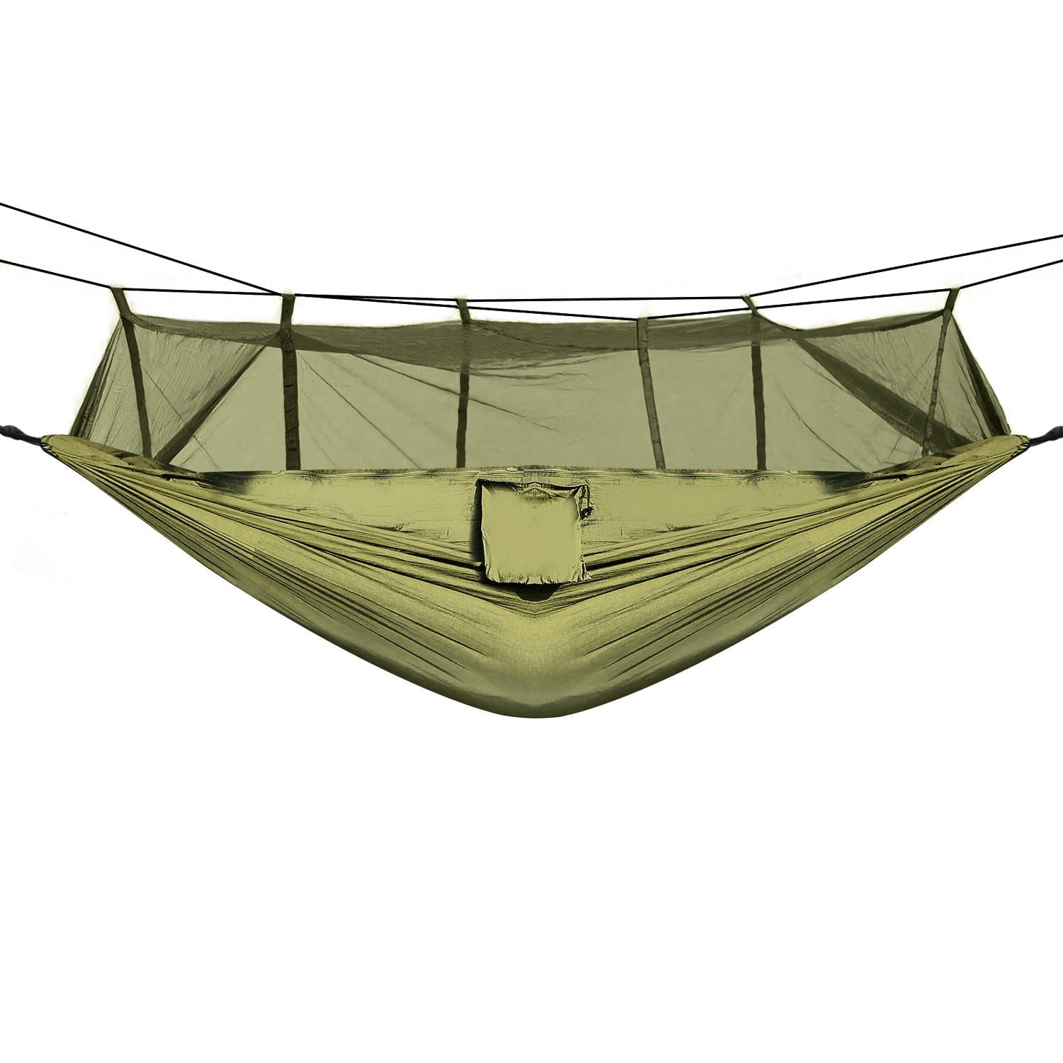 600lbs Load 2-person Hammock With Mosquito Net Portable Nylon