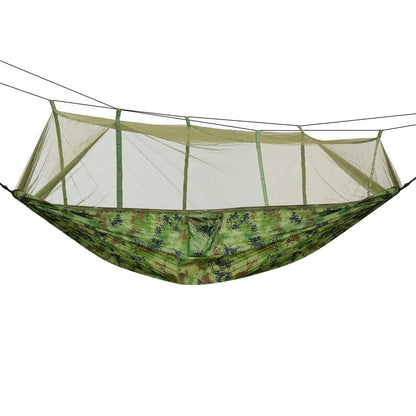 600lbs Load 2-person Hammock With Mosquito Net Portable Nylon
