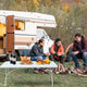 6FT Folding Plastic Table - Portable, Heavy-Duty Table for Camping, Picnics & Events