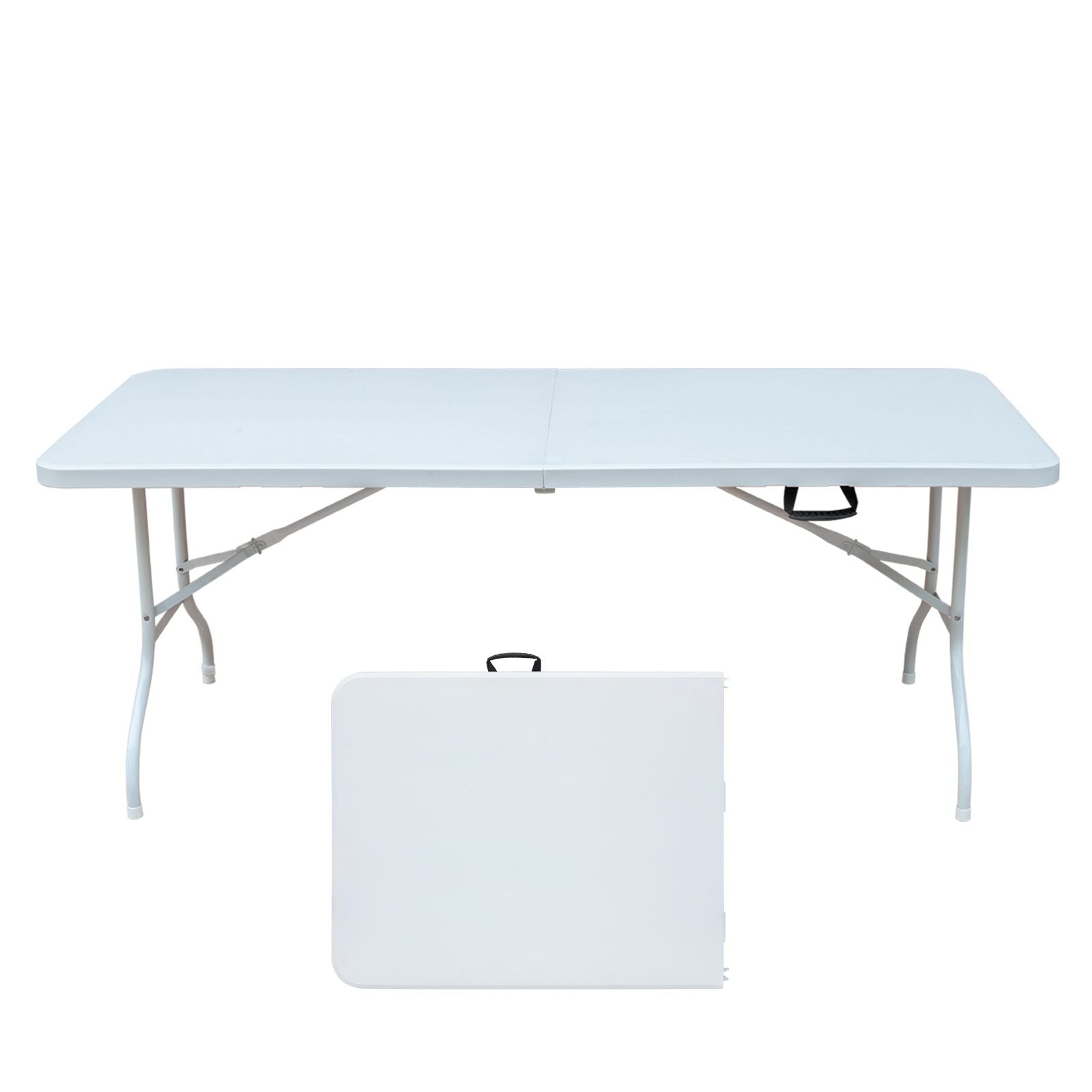 6ft Folding Plastic Table Portable High Load