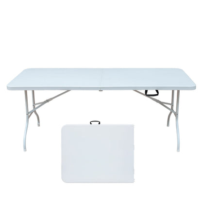 6ft Folding Plastic Table Portable High Load
