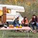 8 FT Pink Folding HDPE Plastic Table | Heavy-Duty Portable Outdoor Event Table