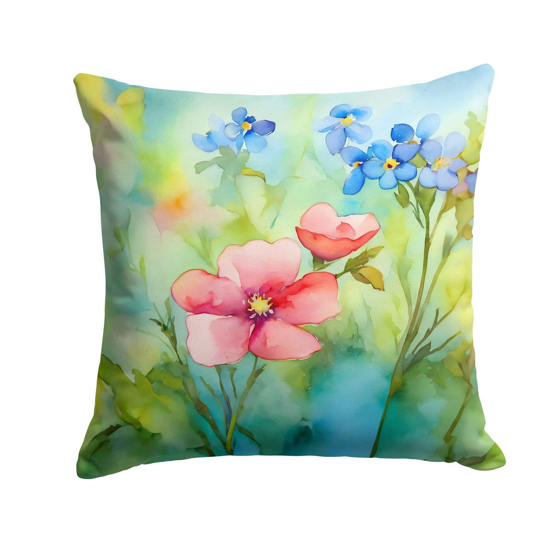 Alaska Forget Me Nots Pillow