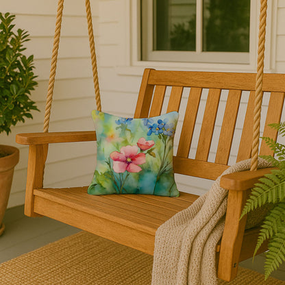 Alaska Forget Me Nots Pillow