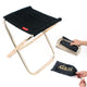 Aluminum Alloy Folding Fishing & BBQ Stool Chair: Portable Outdoor Seat