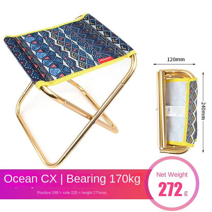 Aluminum Folding Fishing Bbq Stool Chair