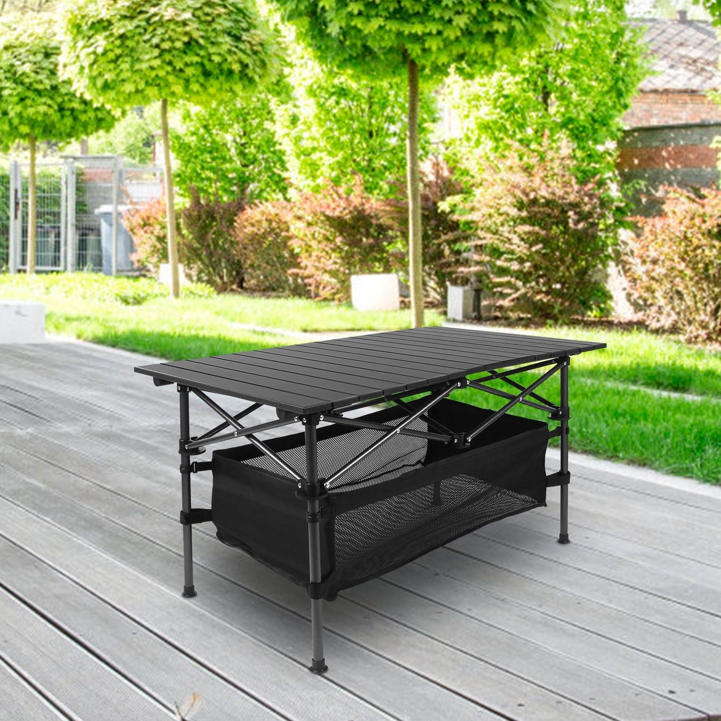 Aluminum Roll Up Camping Table Portable