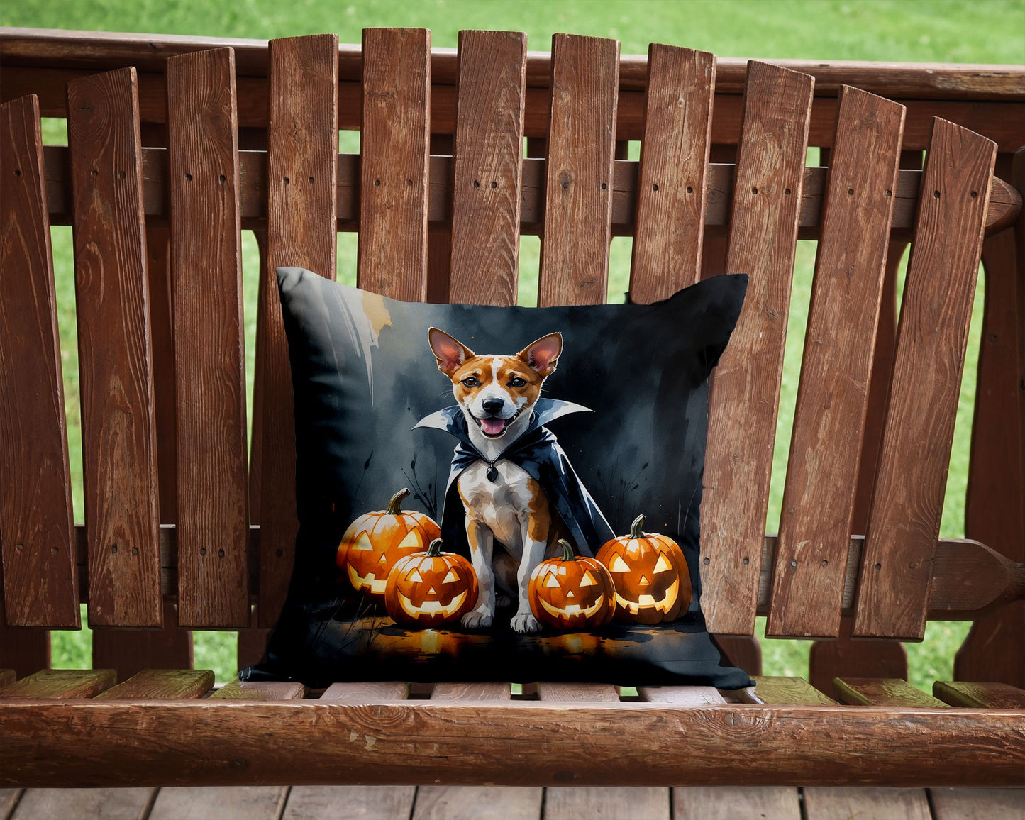Basenji Halloween Throw Pillow