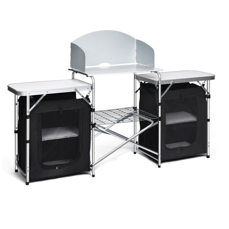 Best Folding Camping Table With Storage Organizer