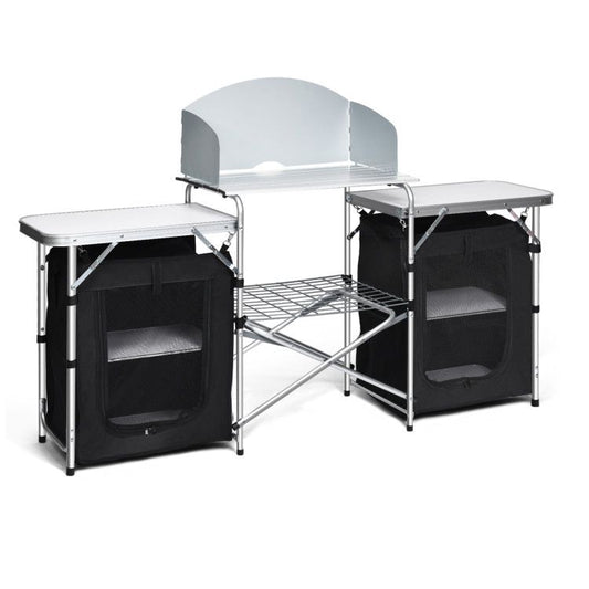 Best Folding Camping Table With Storage Organizer