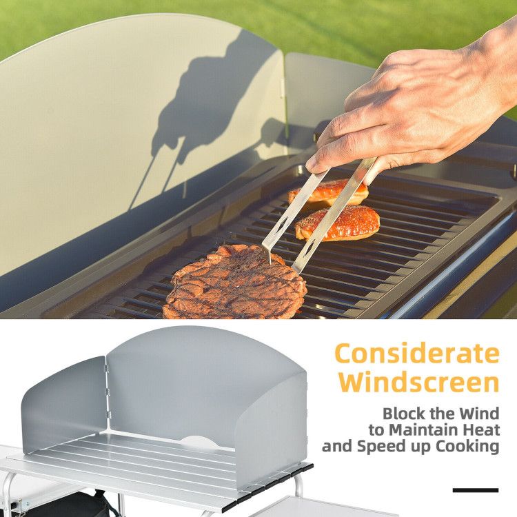 Best_Folding_Camping_Table_With_Storage_Organizer