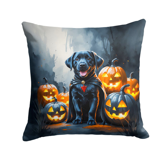 Black Labrador Throw Pillow