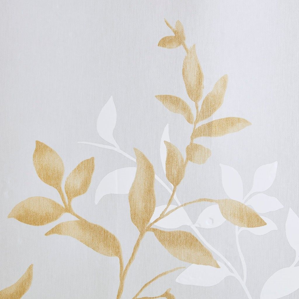 Burnout Printed Sheer Curtain Panel