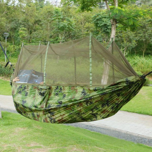 Camping Hammock With Mosquito Net 