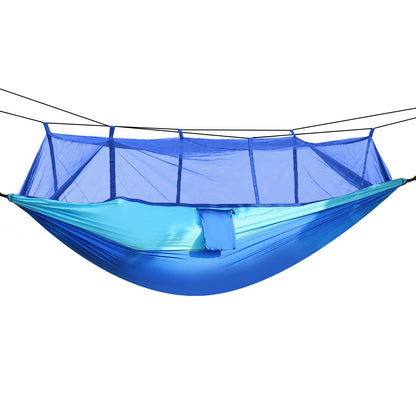 Camping Hammock With Mosquito Net 600lb Double Nylon