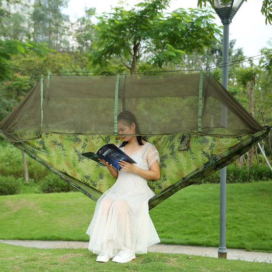 Camping Hammock With Net Lightweight 440lb