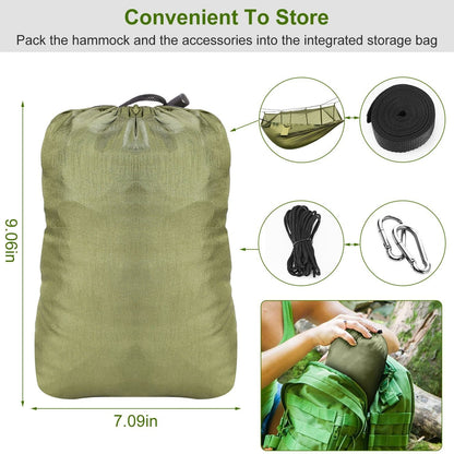 Camping Hammock With Net Lightweight 440lb