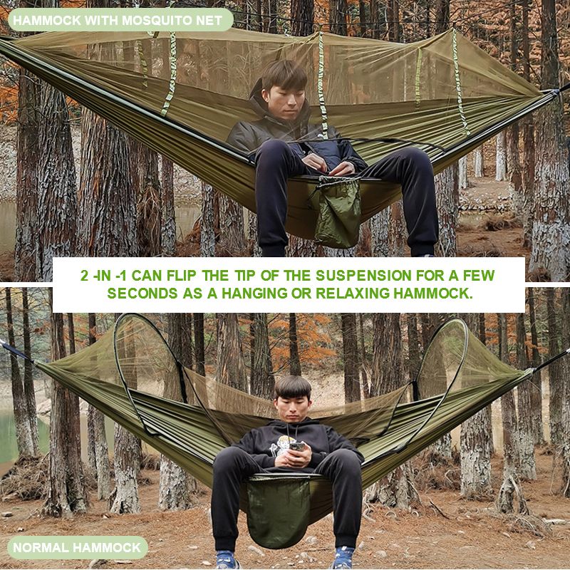 Camping Sleeping Hammock Parachute Double Bed