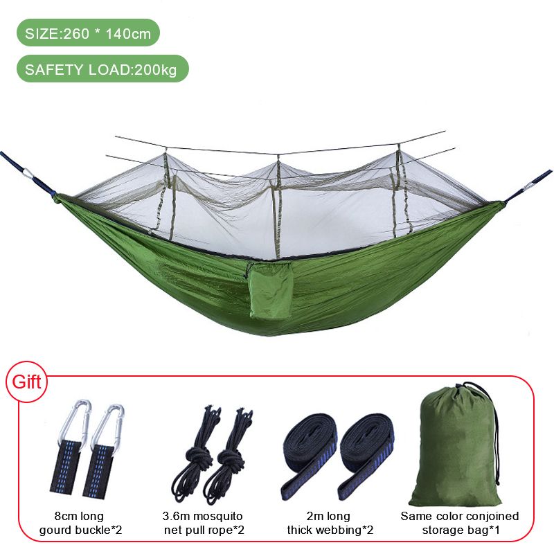 Camping Sleeping Hammock Parachute Double Bed