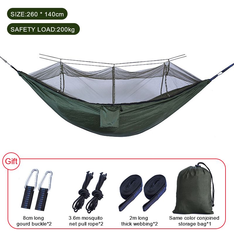 Camping Sleeping Hammock Parachute Double Bed