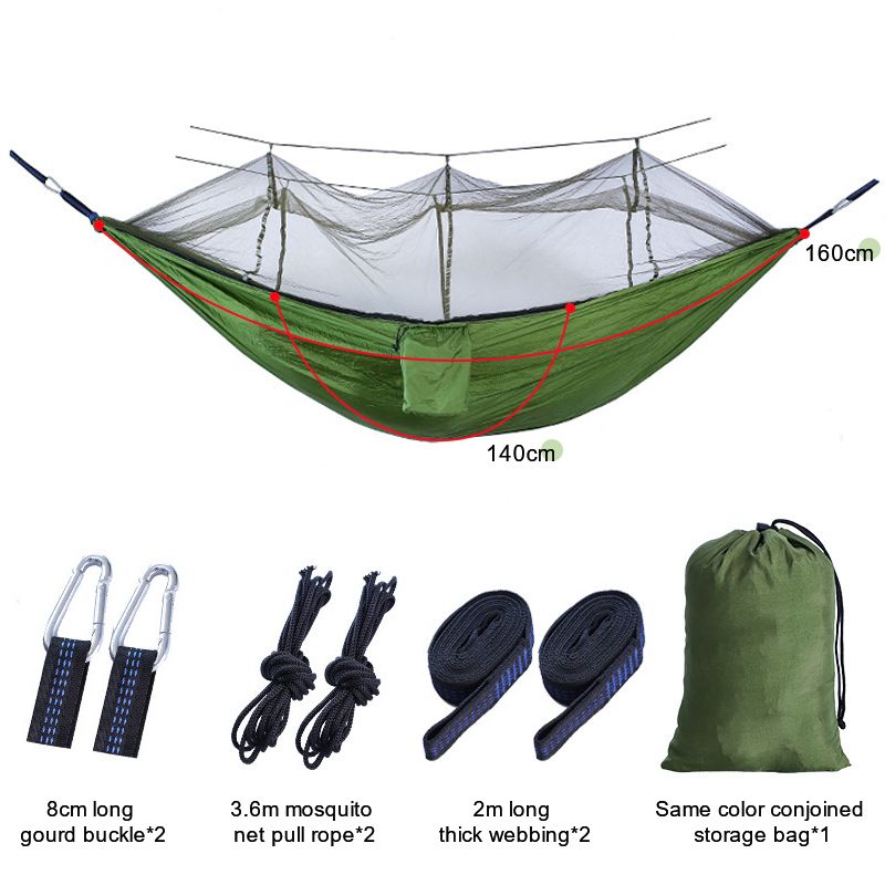 Camping Sleeping Hammock Parachute Double Bed