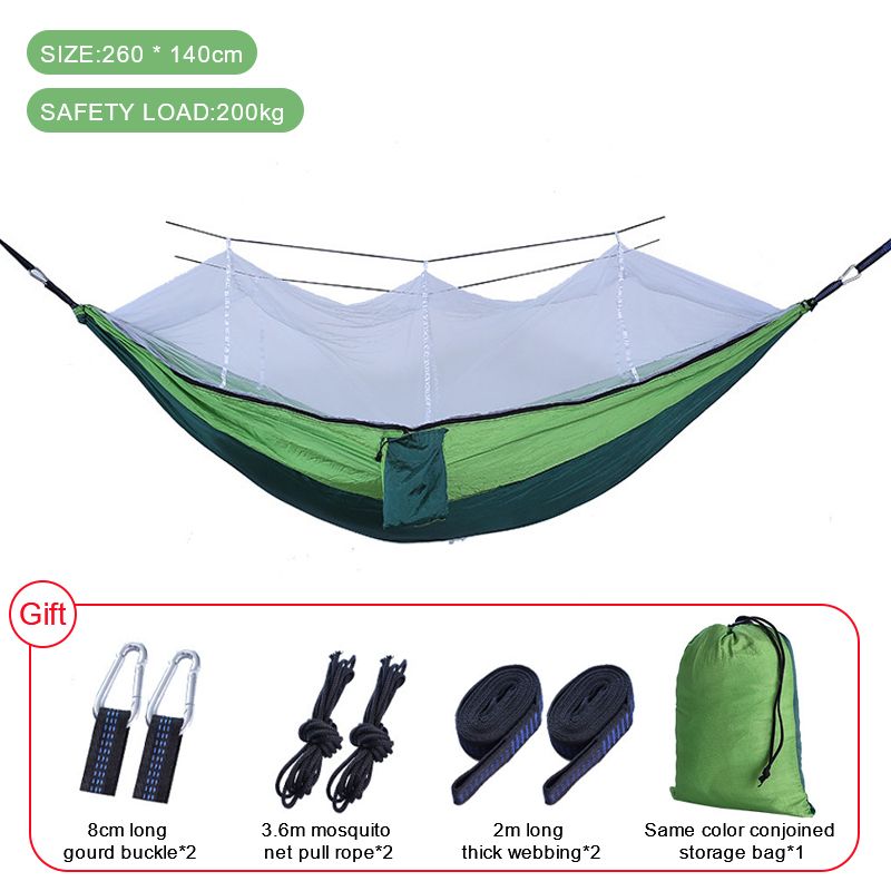Camping Sleeping Hammock Parachute Double Bed