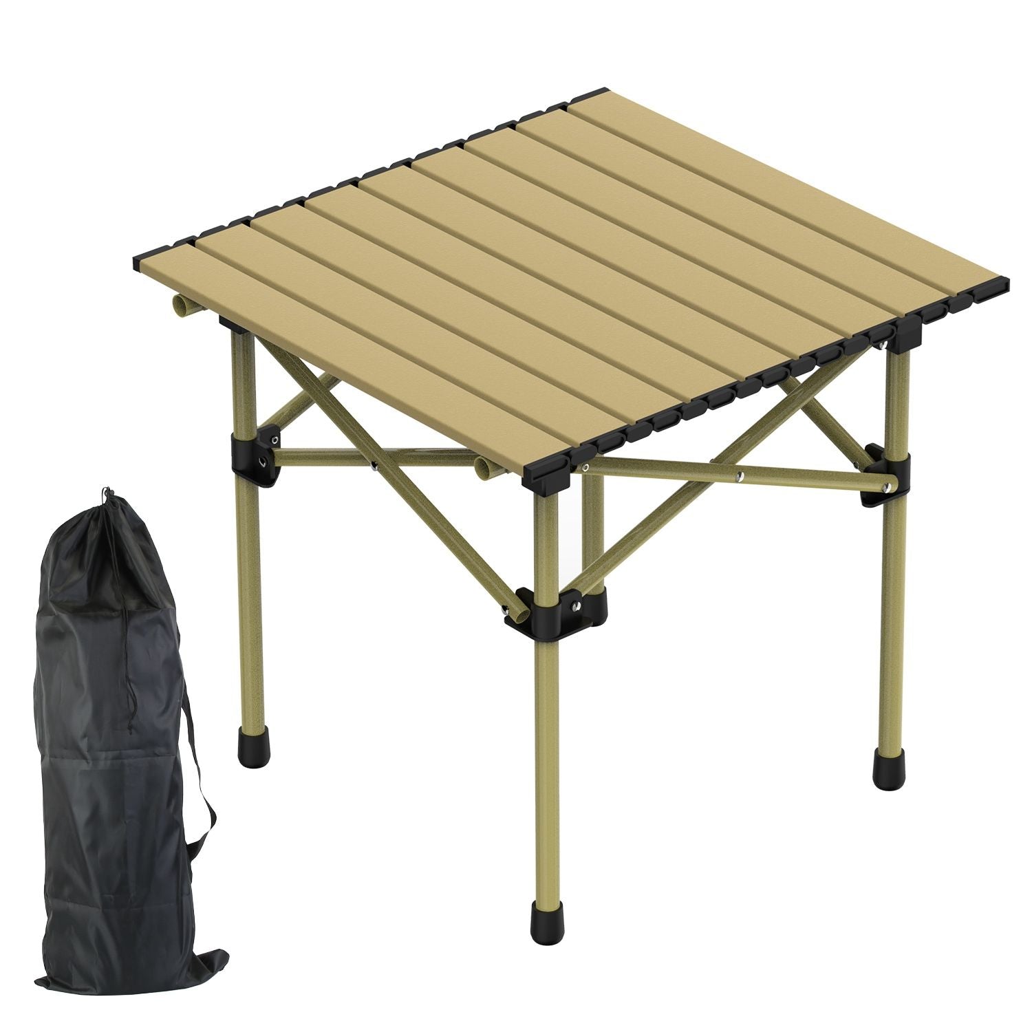 Carbon Steel Roll Up Camping Table 2 Sizes
