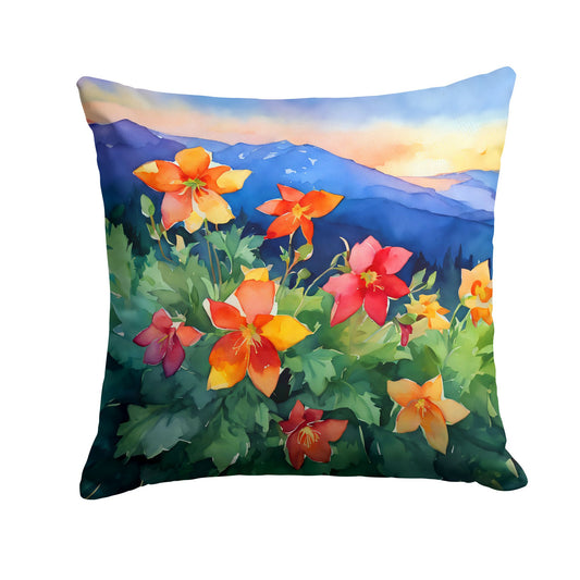 Colorado Rocky Mountain Columbine Pillow
