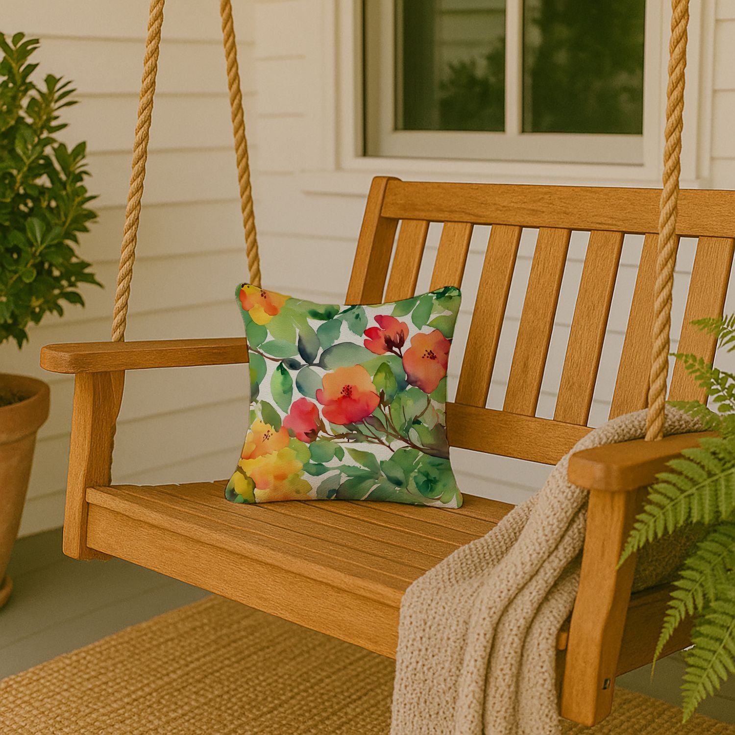 Connecticut Mountain Laurels Pillow
