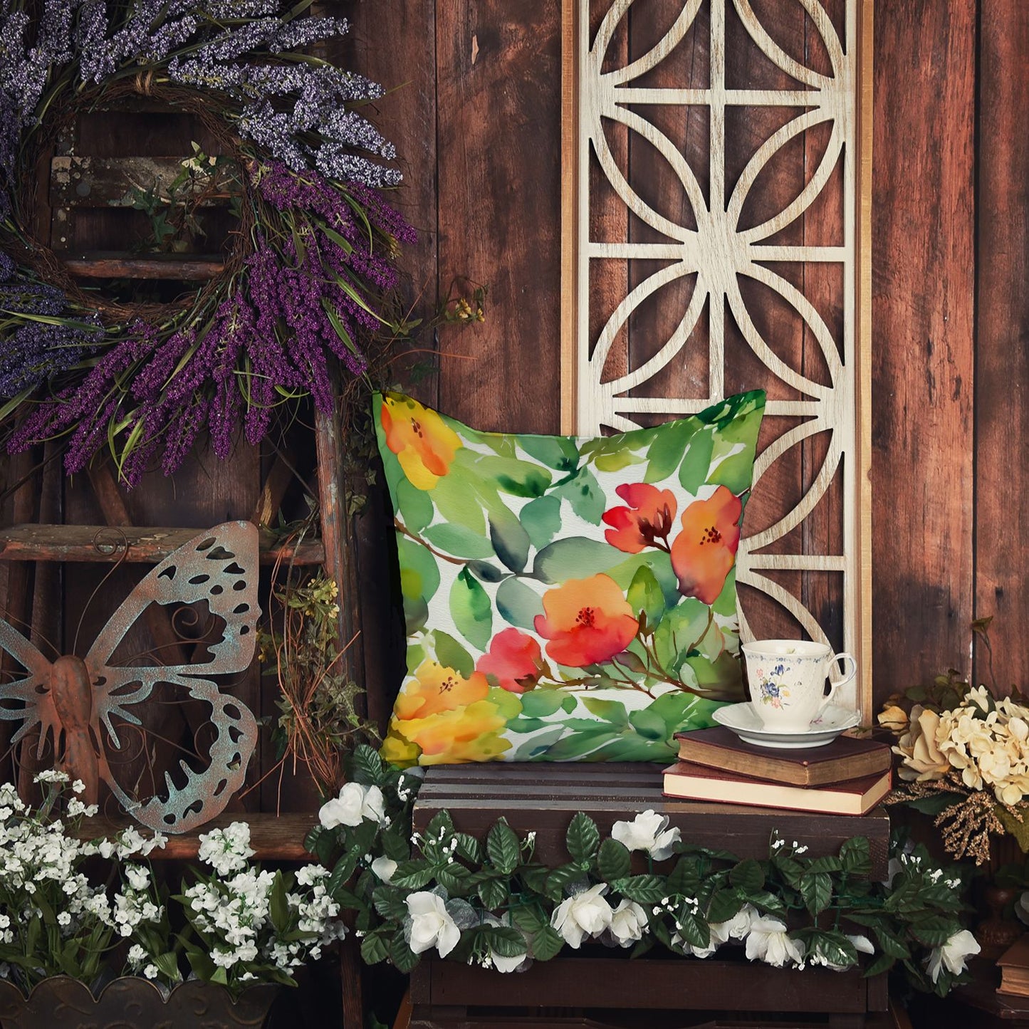 Connecticut Mountain Laurels Pillow